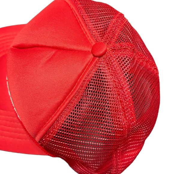 Vintage CRAFTSMAN Red Hat Baseball Foam Trucker Mesh Snapback Hat - Picture 6 of 12